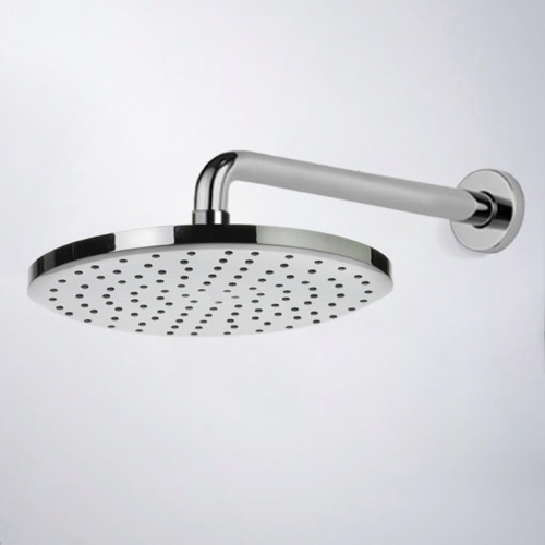 10 Inch Rain Shower Head With Arm, Chrome 10 Inch Rain Shower Head With Arm, Chrome Remer 343-30-356MD25